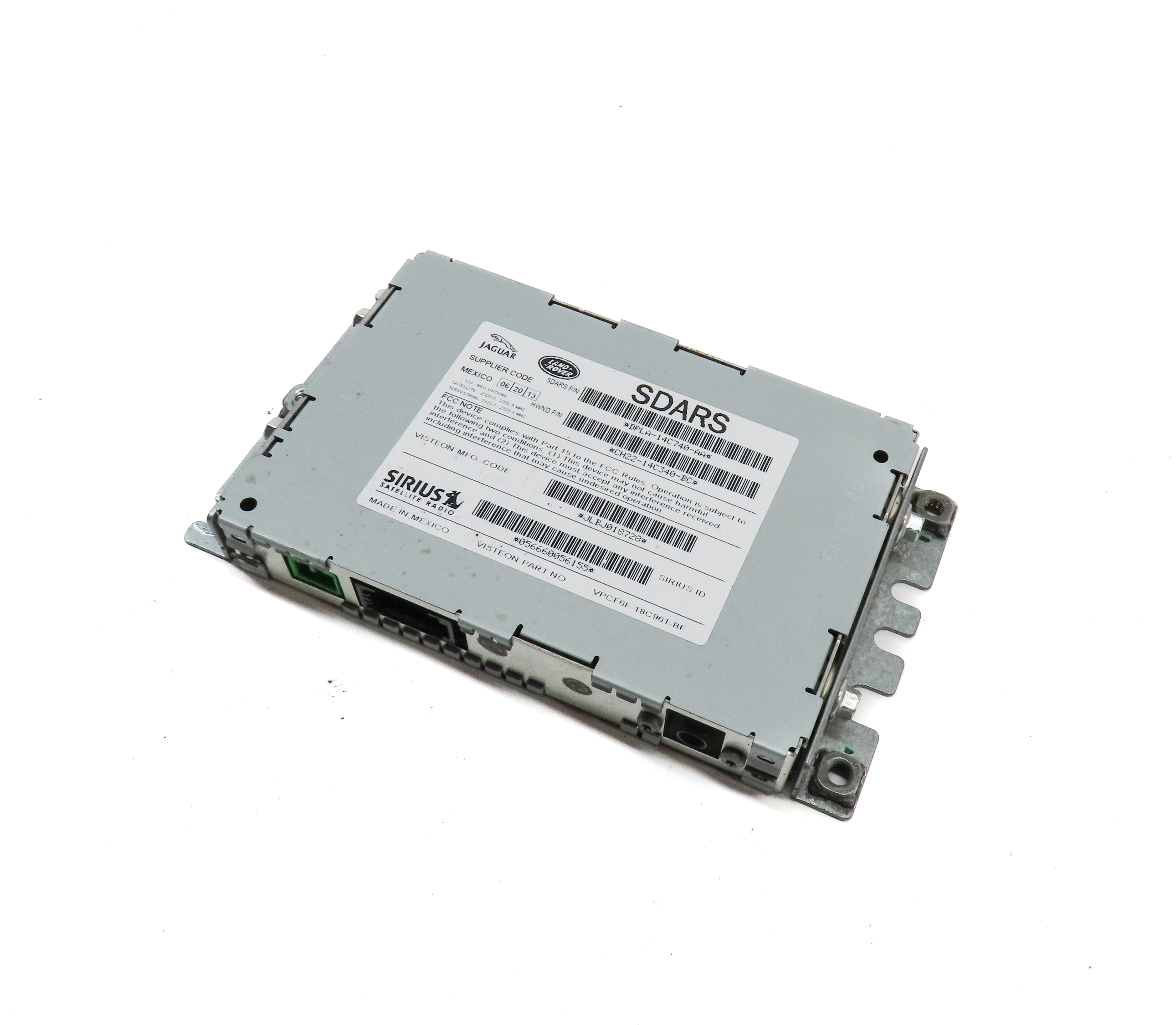 2013 RANGE ROVER EVOQUE (L538) SIRIUS SATELLITE RADIO RECEIVER CONTROL MODULE — exact item pictured